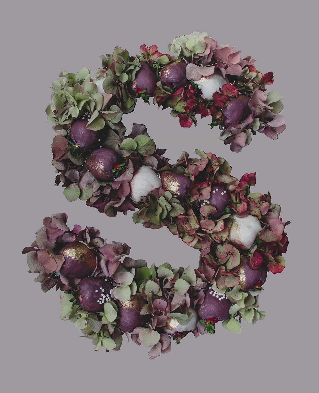 Floral Letter S